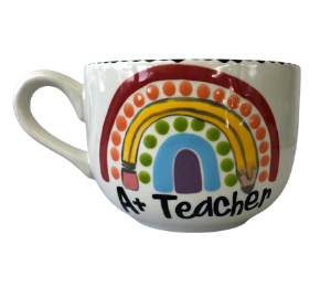 Natomas Polka Dot Rainbow Mug