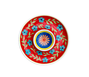 Natomas Floral Chip N Dip Bowl