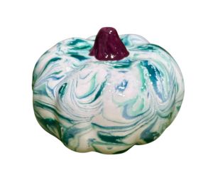 Natomas Teal Shaving Cream Pumpkin