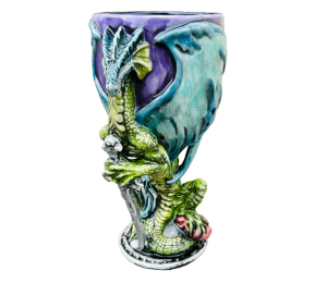 Natomas Antique Dragon Goblet